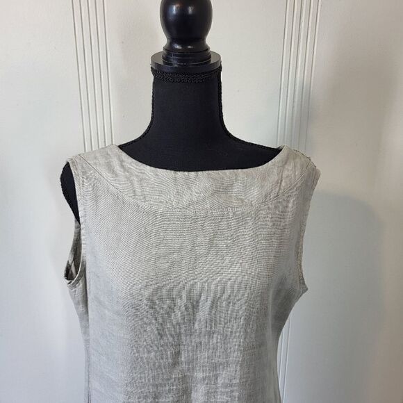 Bella Ambra Linen Sleeveless Dress - Picture 10 of 10